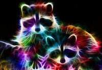 Thumbnail for Raccoon Colors Diamond Painting Kit - DIY
