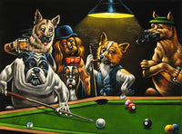 Thumbnail for Dogs Pool Diamond Painting Kit - DIY