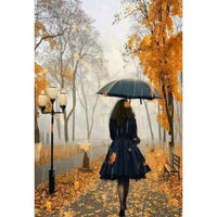 Thumbnail for Rainy Pedestrian Diamond Painting Kit - DIY