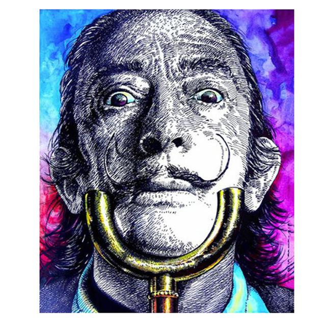 Salvador Dali Blue Diamond Painting Kit - DIY