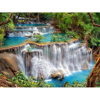 Thumbnail for Scenic Waterfall Diamond Painting Kit - DIY