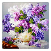 Thumbnail for Mosaic Flowers Home Diamond Painting Kit - DIY
