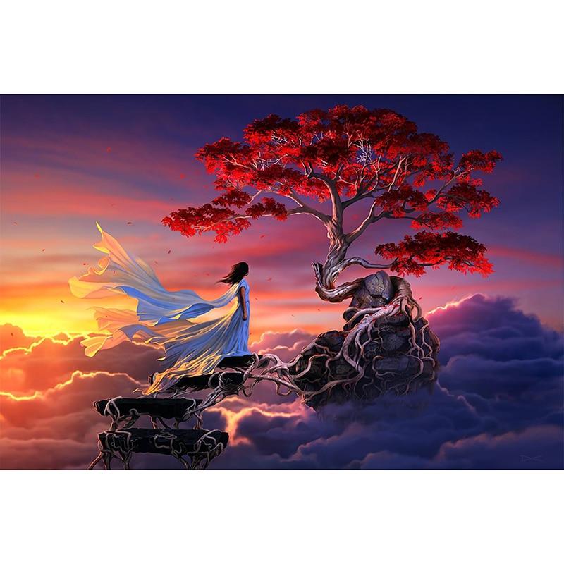 People And Tree Diamond Painting Kit - DIY