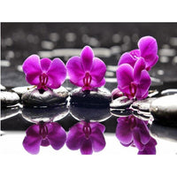 Thumbnail for Flower In Water Diamond Painting Kit - DIY