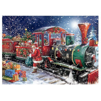 Thumbnail for Christmas Santa Claus Train Diamond Painting Kit - DIY