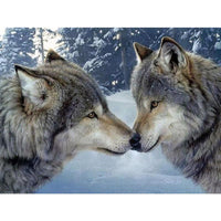 Thumbnail for Lover Wolf Diamond Painting Kit - DIY