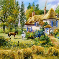 Thumbnail for Cabin Horse Diamond Painting Kit - DIY