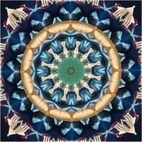 Thumbnail for Mandala Blue And Green Diamond Painting Kit - DIY
