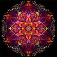 Thumbnail for Mandala Red Diamond Painting Kit - DIY