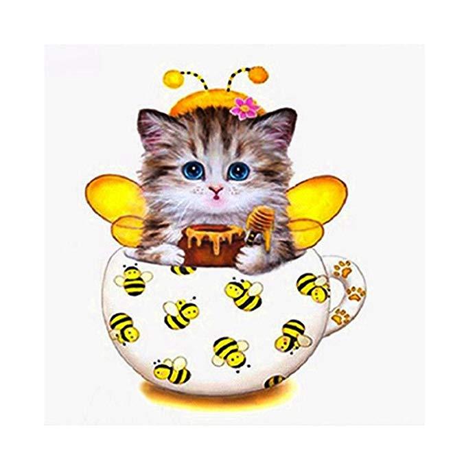 5d Cat Diamond Painting Kit Premium-16