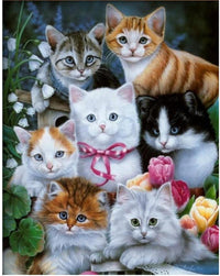 Thumbnail for 5d Cat Diamond Painting Kit Premium-71