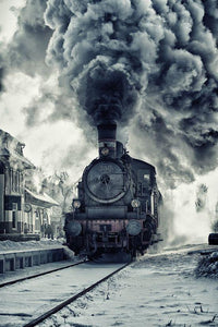 Thumbnail for Landscape Train Diamond Painting Kit - DIY