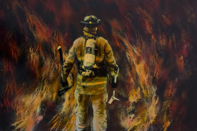 5d Fireman Firefighter Diamond Painting Kit Premium-25