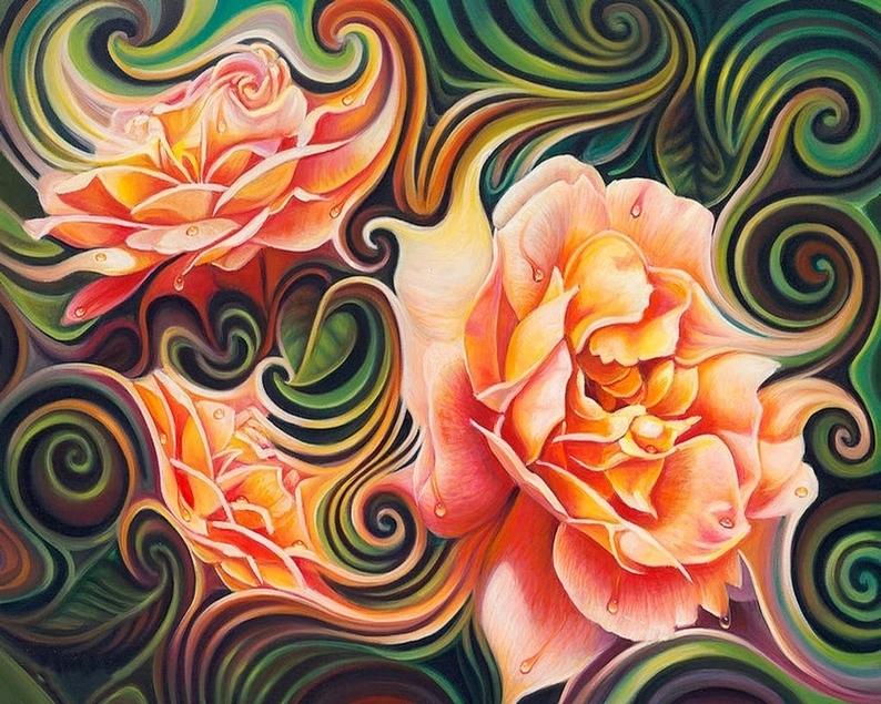 Flower Diamond Painting Kit - DIY Flower-34