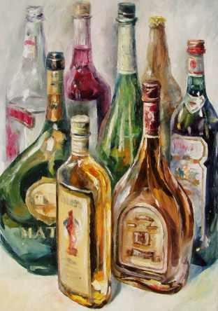 Bottles Diamond Painting Kit - DIY