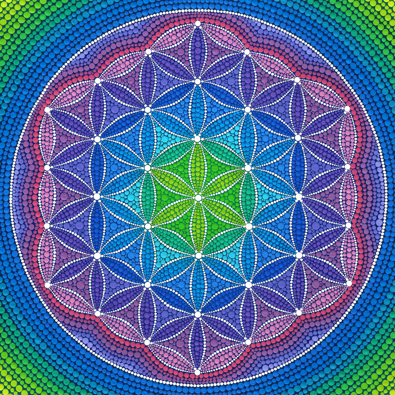 Mandala Diamond Painting Kit - DIY Mandala-1