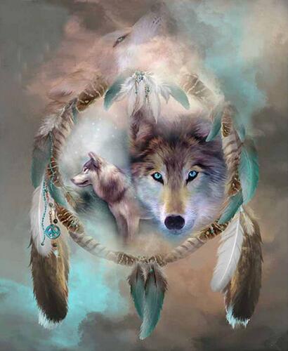 Wolf Magic Diamond Painting Kit - DIY