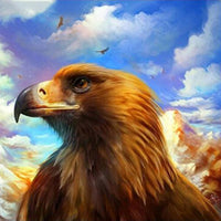 Thumbnail for Brown Eagle Diamond Painting Kit - DIY
