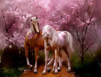 Thumbnail for Horses Rose Love Diamond Painting Kit - DIY