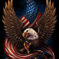 Thumbnail for Eagle American Flag Diamond Painting Kit - DIY
