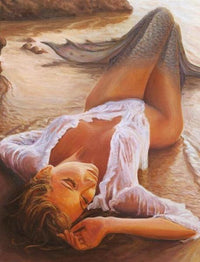 Thumbnail for Mermaid In The Beach Diamond Painting Kit - DIY