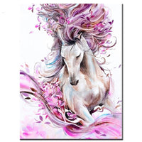 Thumbnail for Pink Purple Horse Diamond Painting Kit - DIY