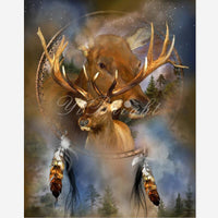 Thumbnail for Spirit Of The Elk Diamond Painting Kit - DIY