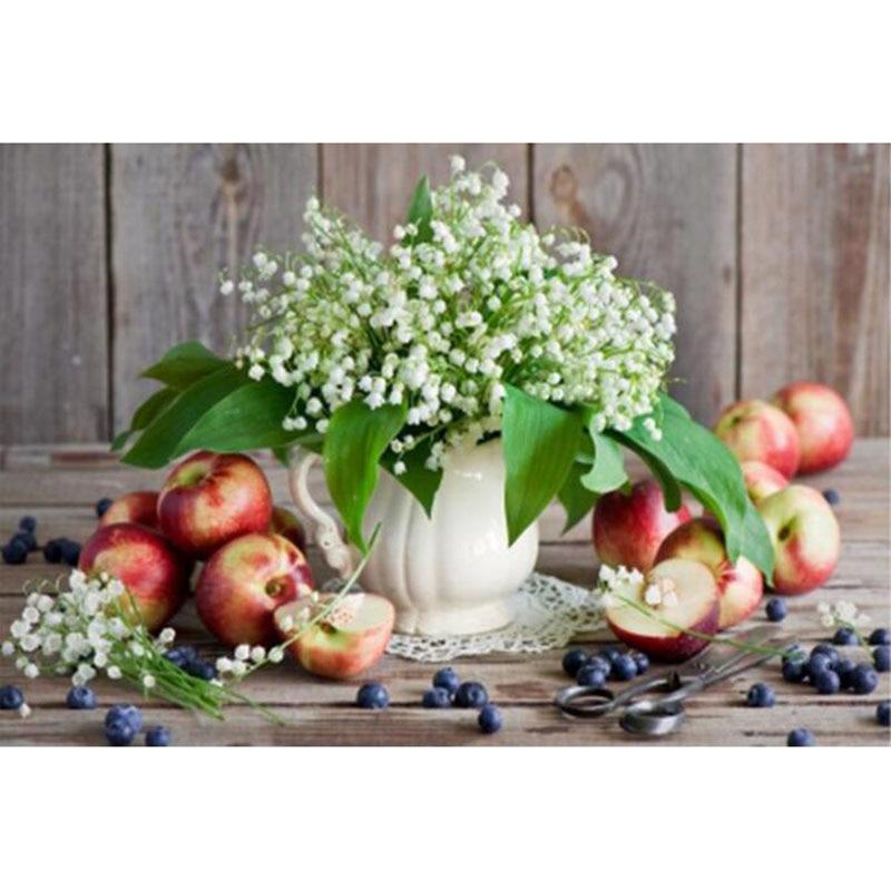 Lily Of The Valley And Apple Diamond Painting Kit - DIY