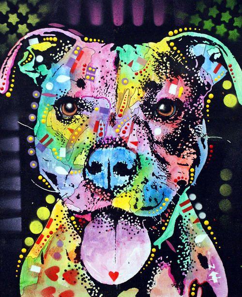 Pitbull Colorful Diamond Painting Kit - DIY