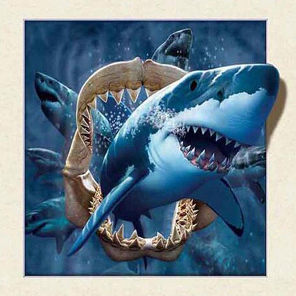 Shark Animal Diamond Painting Kit - DIY