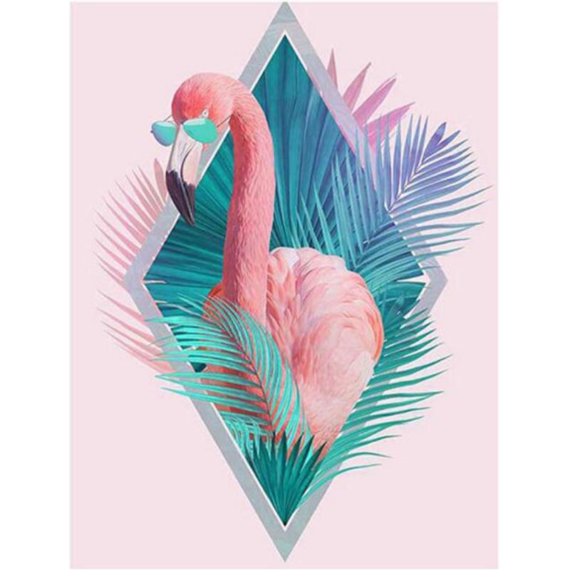 Cool Flamingo Diamond Painting Kit - DIY
