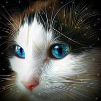 Thumbnail for Cat Head Portrait Diamond Painting Kit - DIY