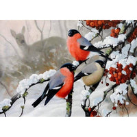 Thumbnail for Winter Birds Diamond Painting Kit - DIY