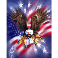 Thumbnail for Eagle American Flag Diamond Painting Kit - DIY