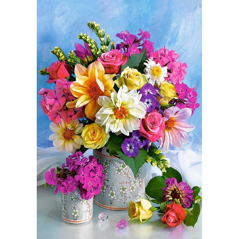 Bright Flowers Diamond Painting Kit - DIY