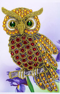 Thumbnail for Owl Special Shapes Diamond Painting Kit - DIY