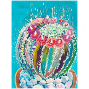 Watercolor Cactus Diamond Painting Kit - DIY