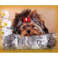 Thumbnail for Cute Dog Diamond Painting Kit - DIY