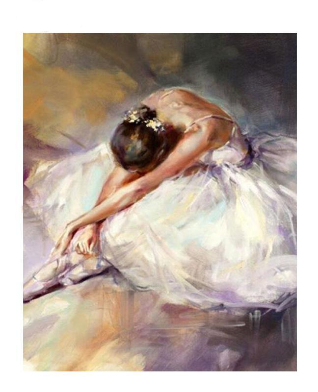 Ballet Dancer Diamond Painting Kit - DIY