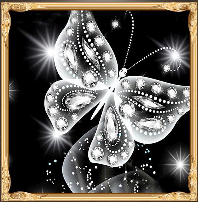 Butterfly Special Shaped Diamond Painting Kit - DIY