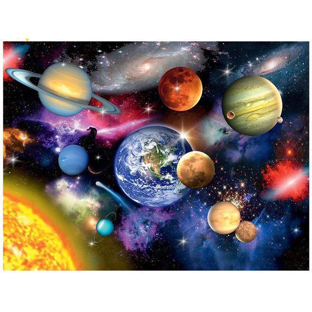 Space Planet Diamond Painting Kit - DIY
