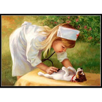 Thumbnail for Nurse And Dog Diamond Painting Kit - DIY