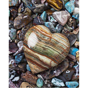 Heart Shaped Diamond Painting Kit - DIY