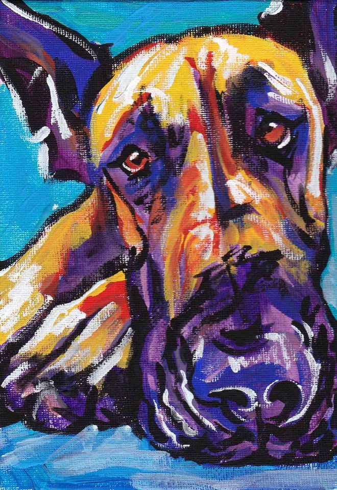 Great Dane Colors Love Diamond Painting Kit - DIY