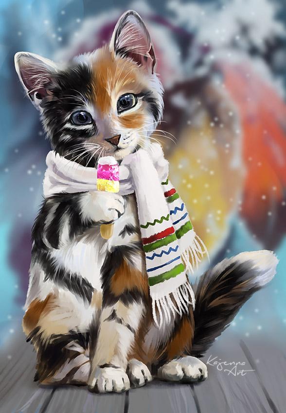 5d Cat Diamond Painting Kit Premium-86