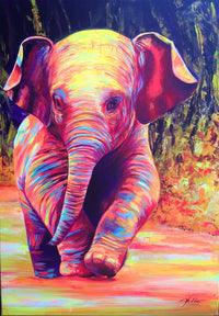 Thumbnail for Elephant Full Colors Diamond Painting Kit - DIY