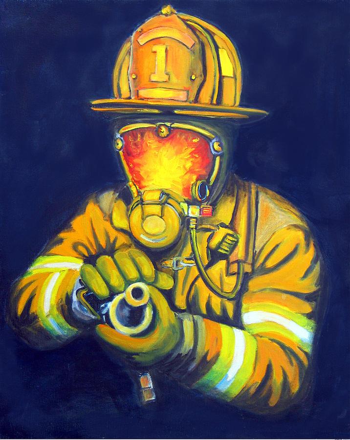 5d Fireman Firefighter Diamond Painting Kit Premium-27