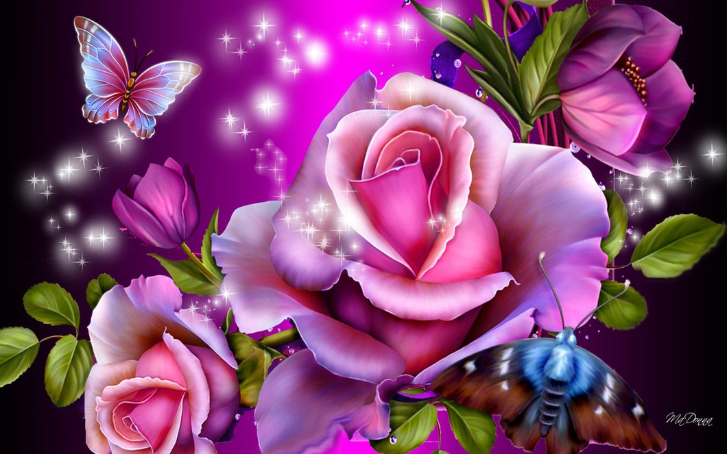 Flower Diamond Painting Kit - DIY Flower-81