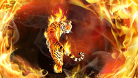 Thumbnail for Tiger Fire Diamond Painting Kit - DIY