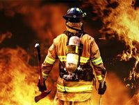Thumbnail for Courageous Firefighter Diamond Painting Kit - DIY